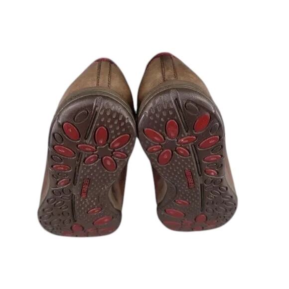 Merrell Shoes Womens 7 Ballet Flat Active Fashion Leather Comfort Charm Espresso - Picture 9 of 12